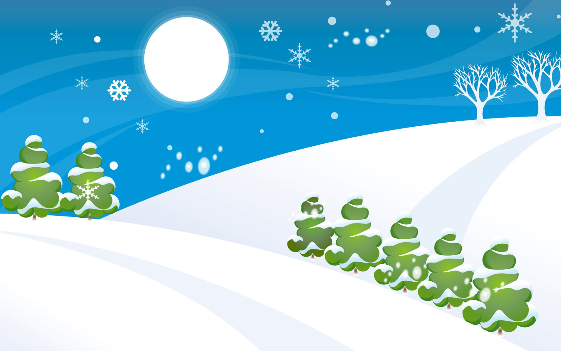 1920x1200 Christmas Snow Background Vector