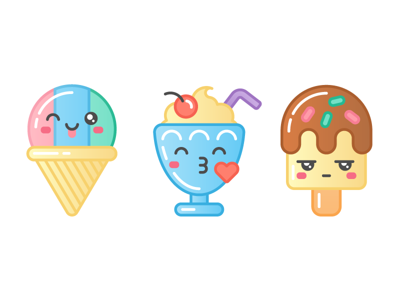 800x600 Sweet Shop Snow Cone, Milkshake, Popsicle