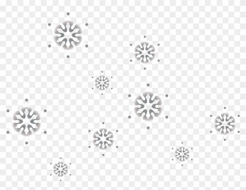 840x650 Snow Falling Vector