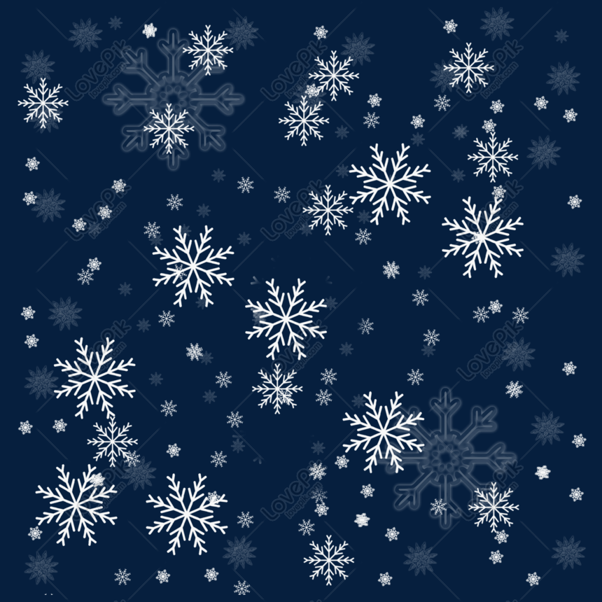 860x860 Snow Falling Vector Elements Png Image Picture Free Download