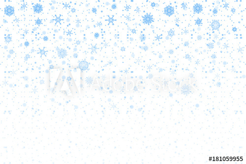 500x334 Christmas Snow Falling Snowflakes On White Background Snowfall