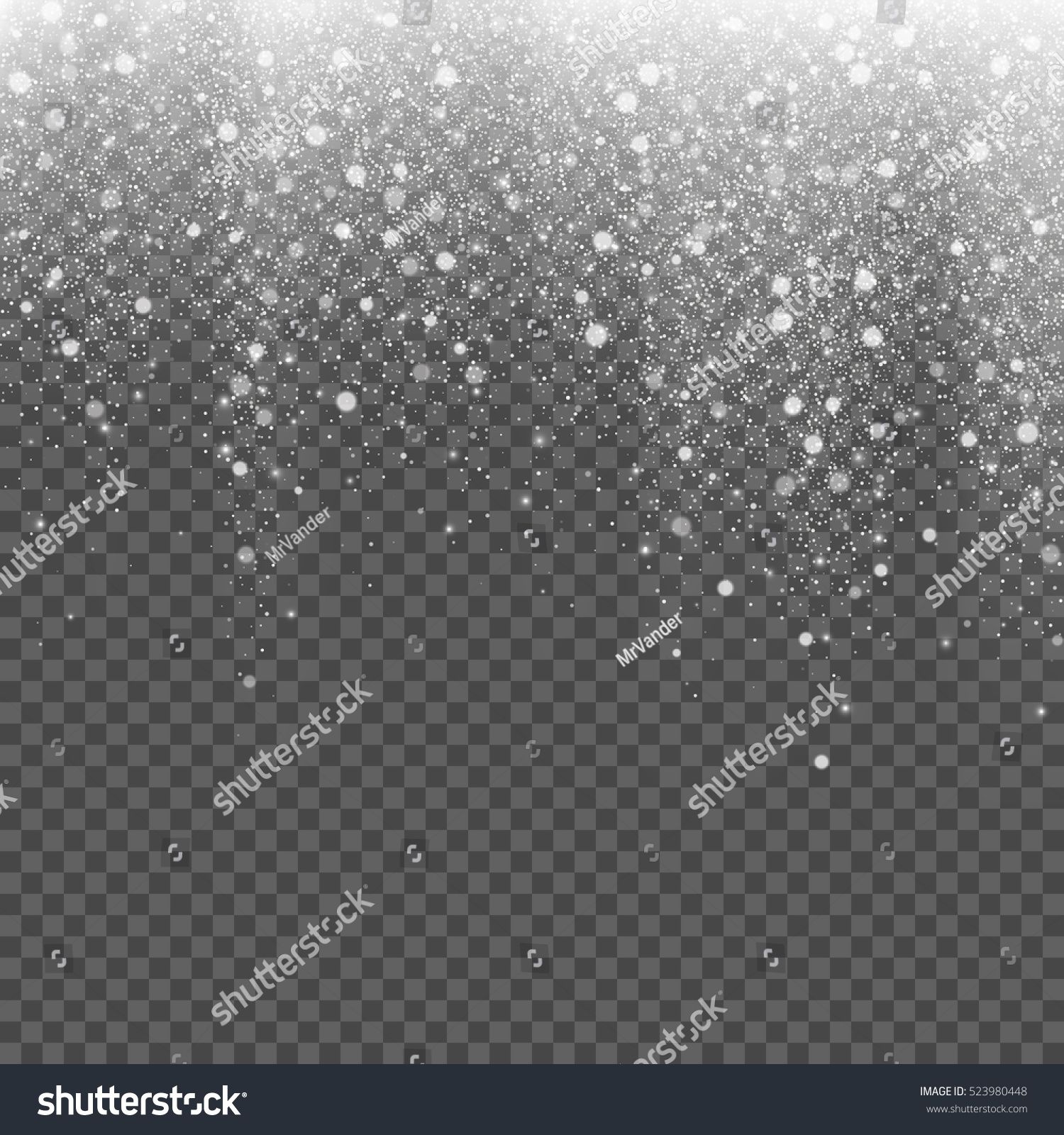 1500x1600 Falling Snow On A Transparent Background Vector Illustration