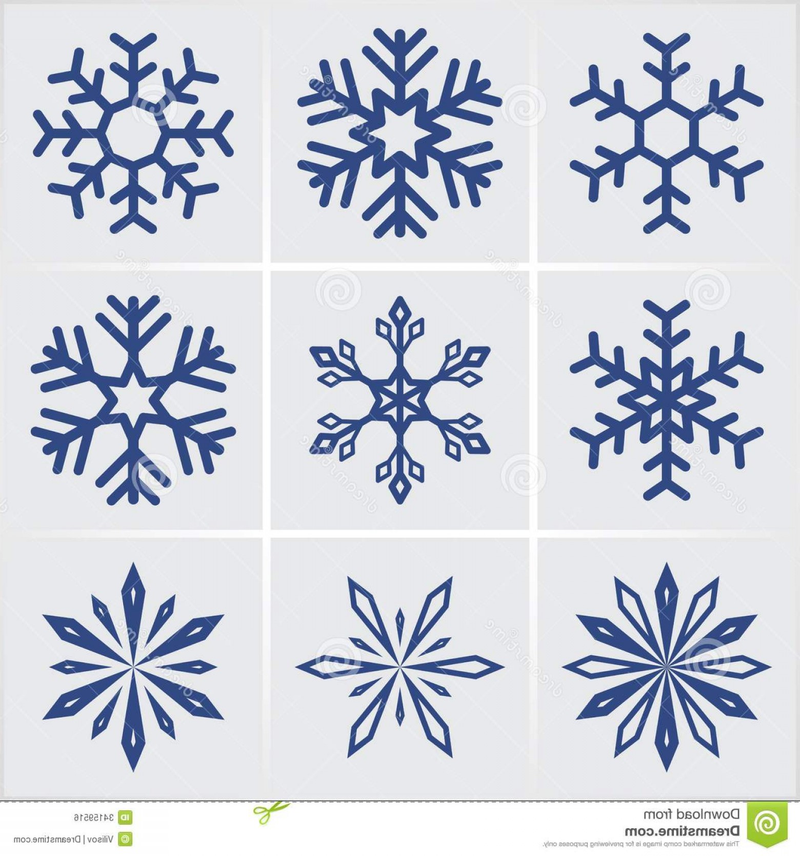 1560x1668 Royalty Free Stock Image Snowflakes Vector Icons Set Image