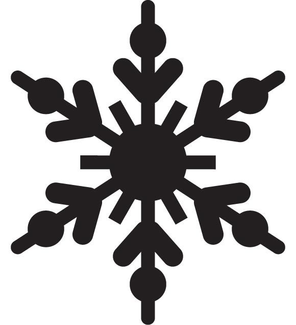 580x636 Snowflakes Vector Photoshop Snowflake Silhouette, Snowflake