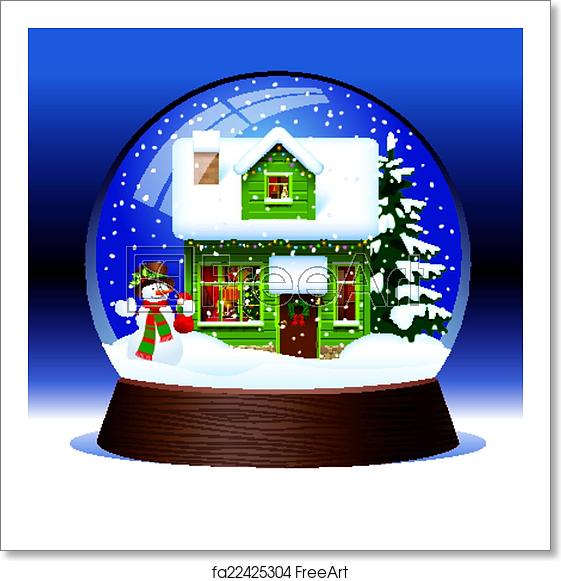Free Art Print Of Snow Globe Vector Snow Globe With Snowman 561x581 Free Art Print Of Snow Globe Vector Snow Globe With Snowman