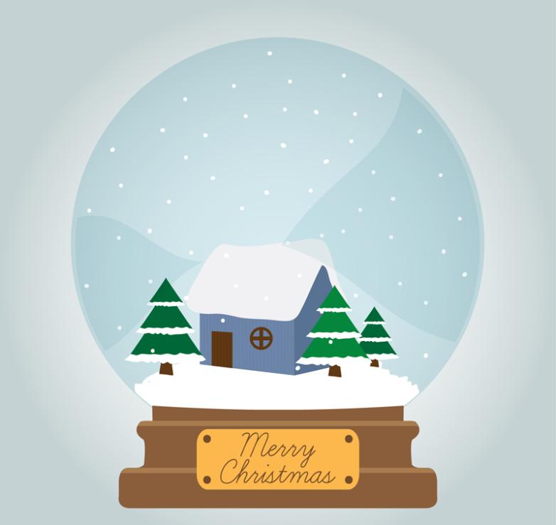 Cartoon Santa Hut Snow Globe Vector Free Vector Graphic Download 782x739 Cartoon Santa Hut Snow Globe Vector Free Vector Graphic Download