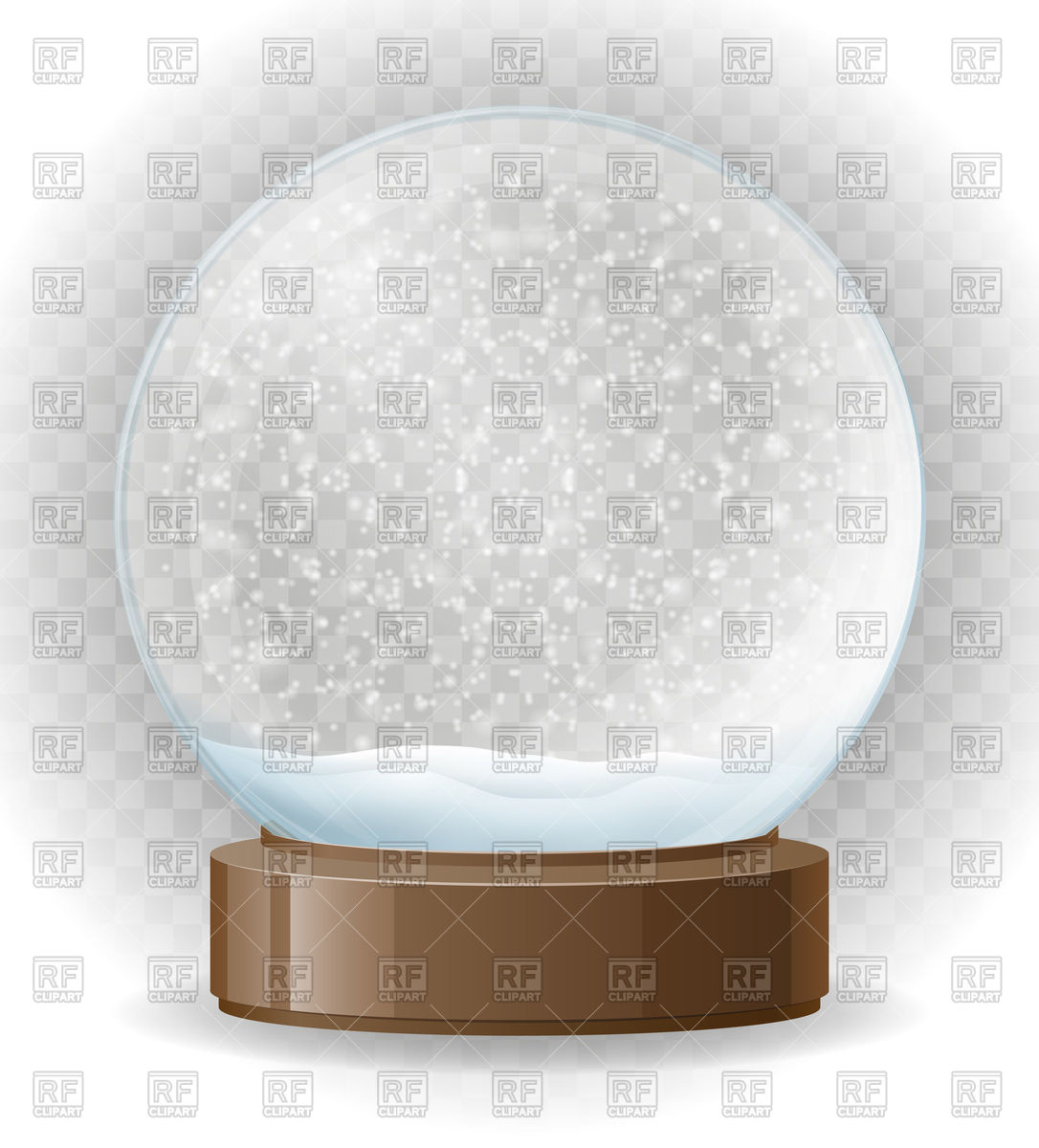 Snow Globe On Transparent Background Vector Image Of Objects 1086x1200 Snow Globe On Transparent Background Vector Image Of Objects