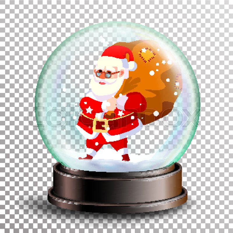 Christmas Snowglobe Vector Cute Santa Stock Vector Colourbox 800x800 Christmas Snowglobe Vector Cute Santa Stock Vector Colourbox