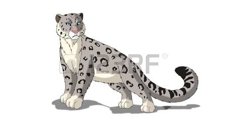 Snow Leopard Clipart 450x253 Snow Leopard Clipart