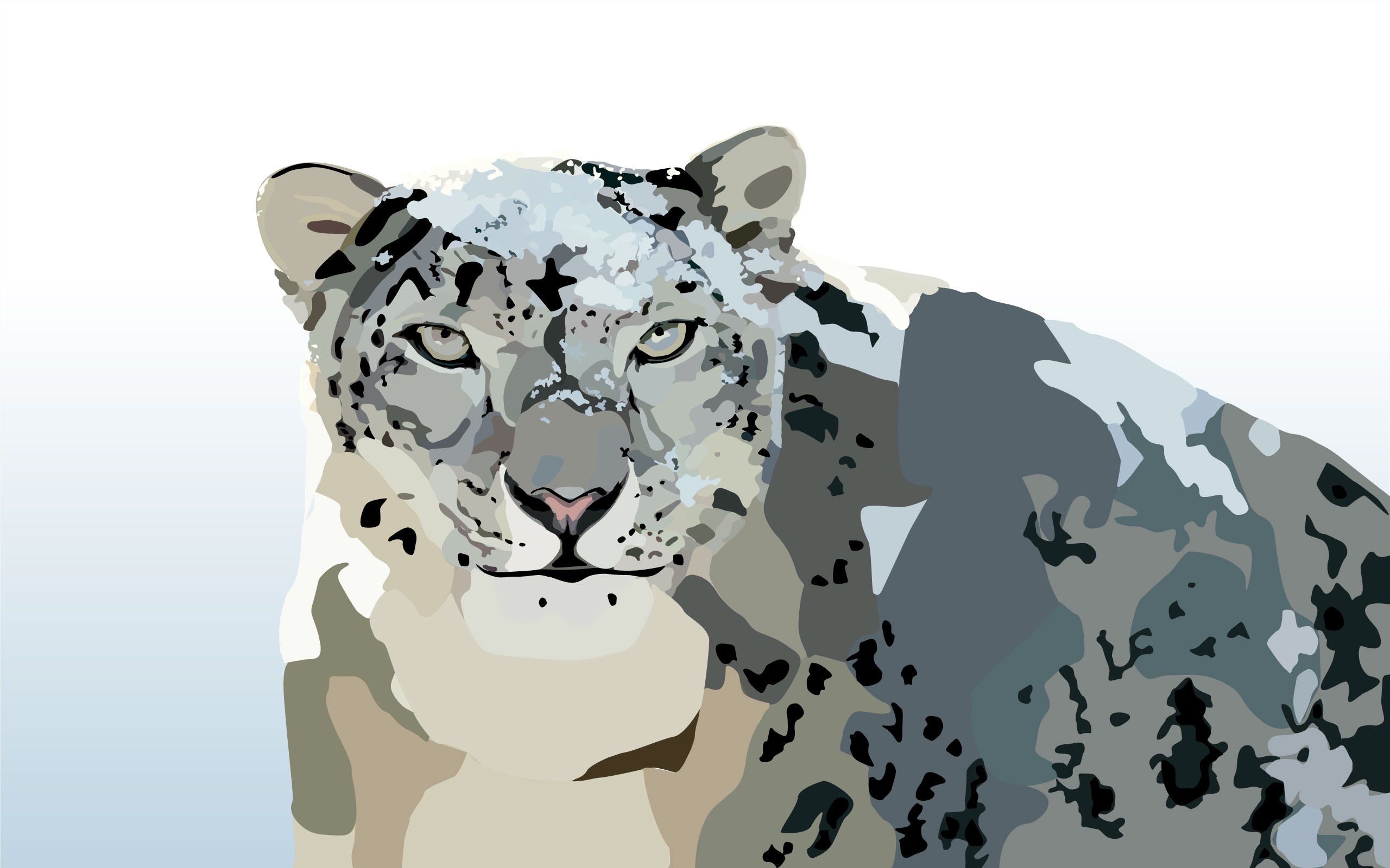 Snow Leopard Vector Weasyl 2560x1600 Snow Leopard Vector Weasyl