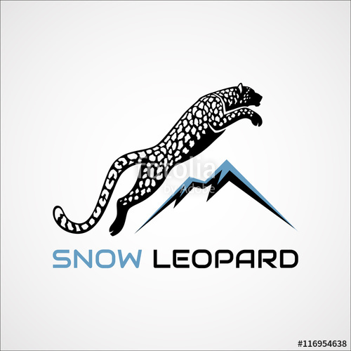 Snow Leopard Vector Illustration Logo, Sign, Emblem On Vector 500x500 Snow Leopard Vector Illustration Logo, Sign, Emblem On Vector