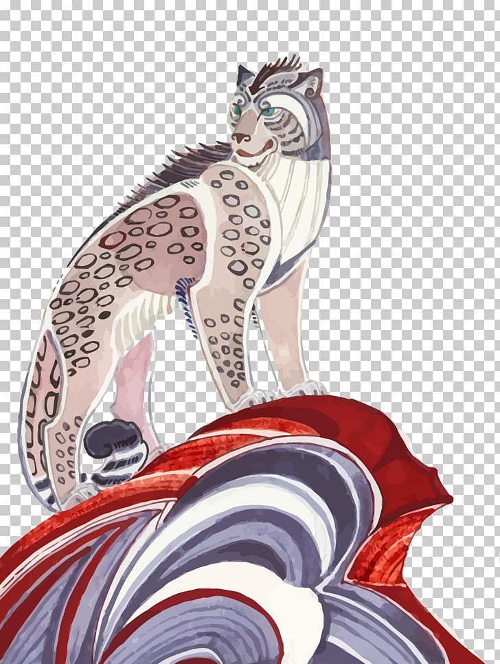 728x966 Snow Leopard Clouded Leopard Illustration, Snow Leopard Png