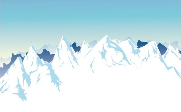600x373 Snow Mountain Background Design Vectors Free Download