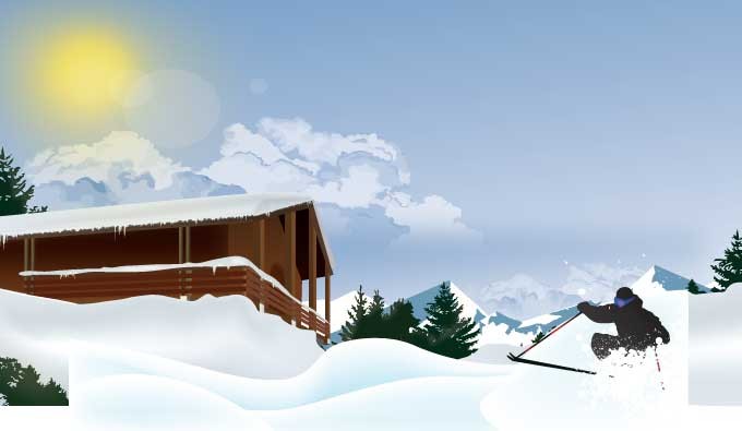 680x395 Snowy Mountain Vector Free Vectors Ui Download