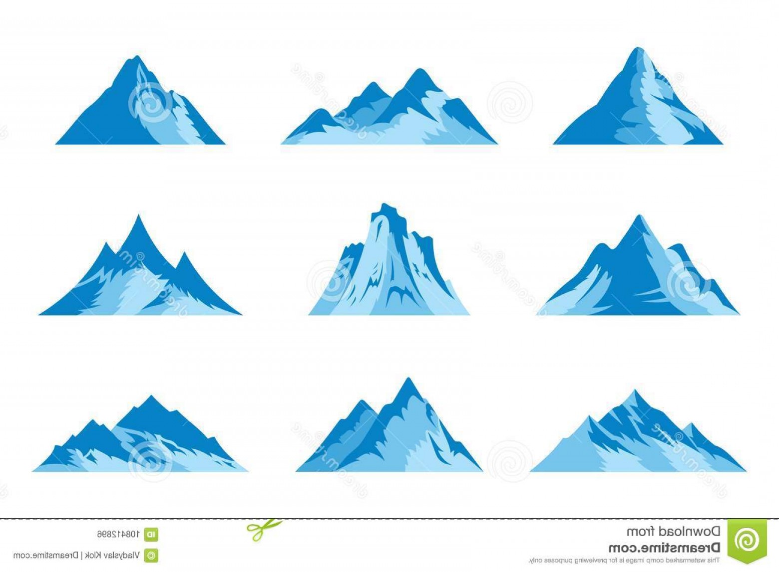 1560x1147 Vector Snow Mountans Isolated White Mountains Travel Tourism