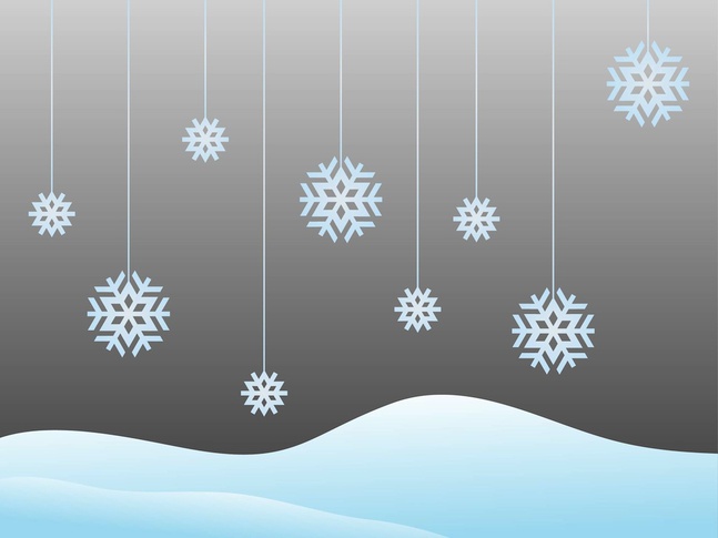 647x485 Snow Decorations Vector For Free Download Free Vector