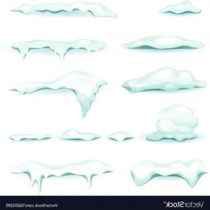 300x300 Transparent Ice And Snow Pile Vector Illustration White Background