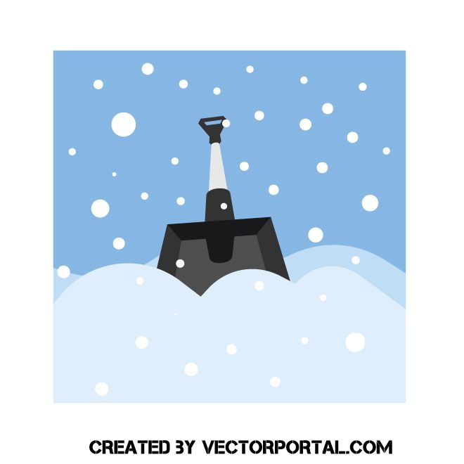 660x660 Shovel In A Pile Of Snow Vector Clip Art Various Vectors Snow