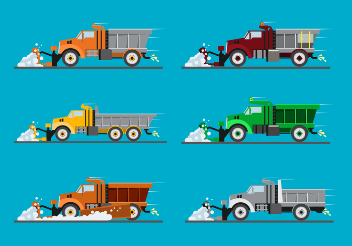 Snow Plow Free Vector Art 700x490 Snow Plow Free Vector Art
