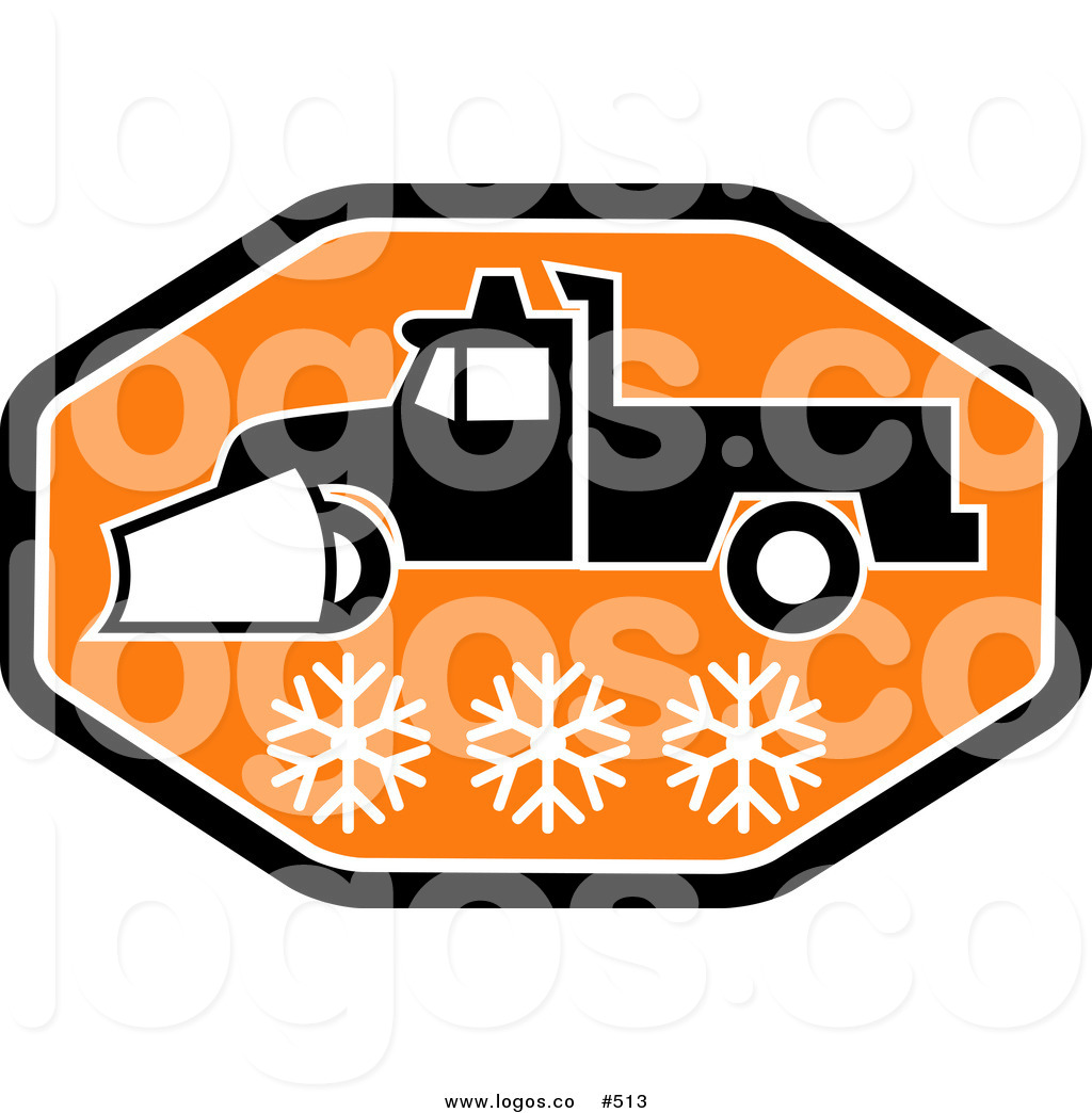 Royalty Free Vector Logo Of A Snow Plow On Orange 1024x1044 Royalty Free Vector Logo Of A Snow Plow On Orange