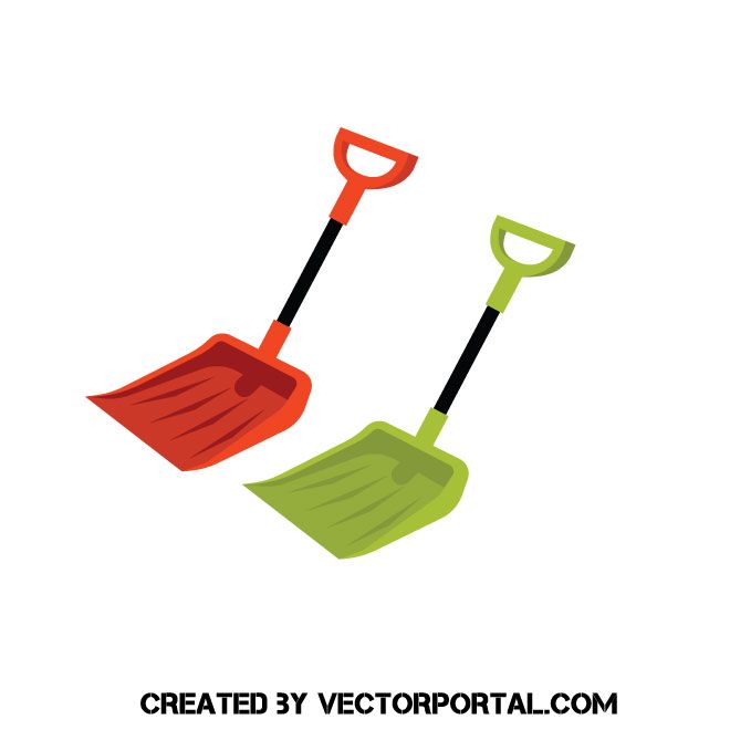 660x660 Shovels For Snow Removal Vector Clip Art Various Vectors Snow