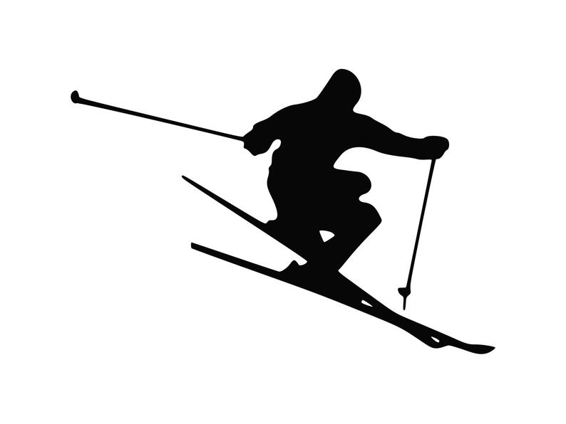 794x596 Snow Skier Vector Skiing Dxf Png Skier Clipart Etsy