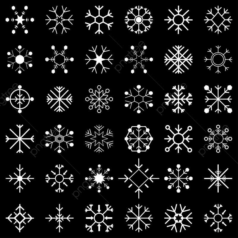 Snow Flakes Set On Dark Background, Snow Vector, Christmas, Merry 800x800 Snow Flakes Set On Dark Background, Snow Vector, Christmas, Merry