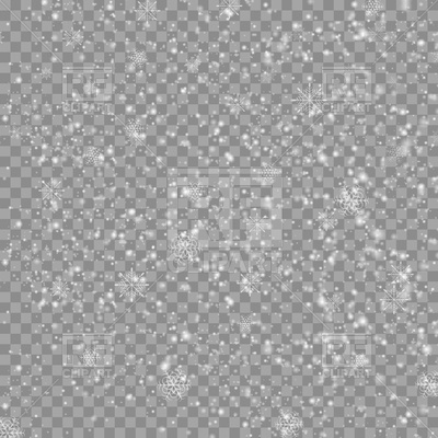 Winter Christmas Transparent Background With Snow Vector Image 400x400 Winter Christmas Transparent Background With Snow Vector Image