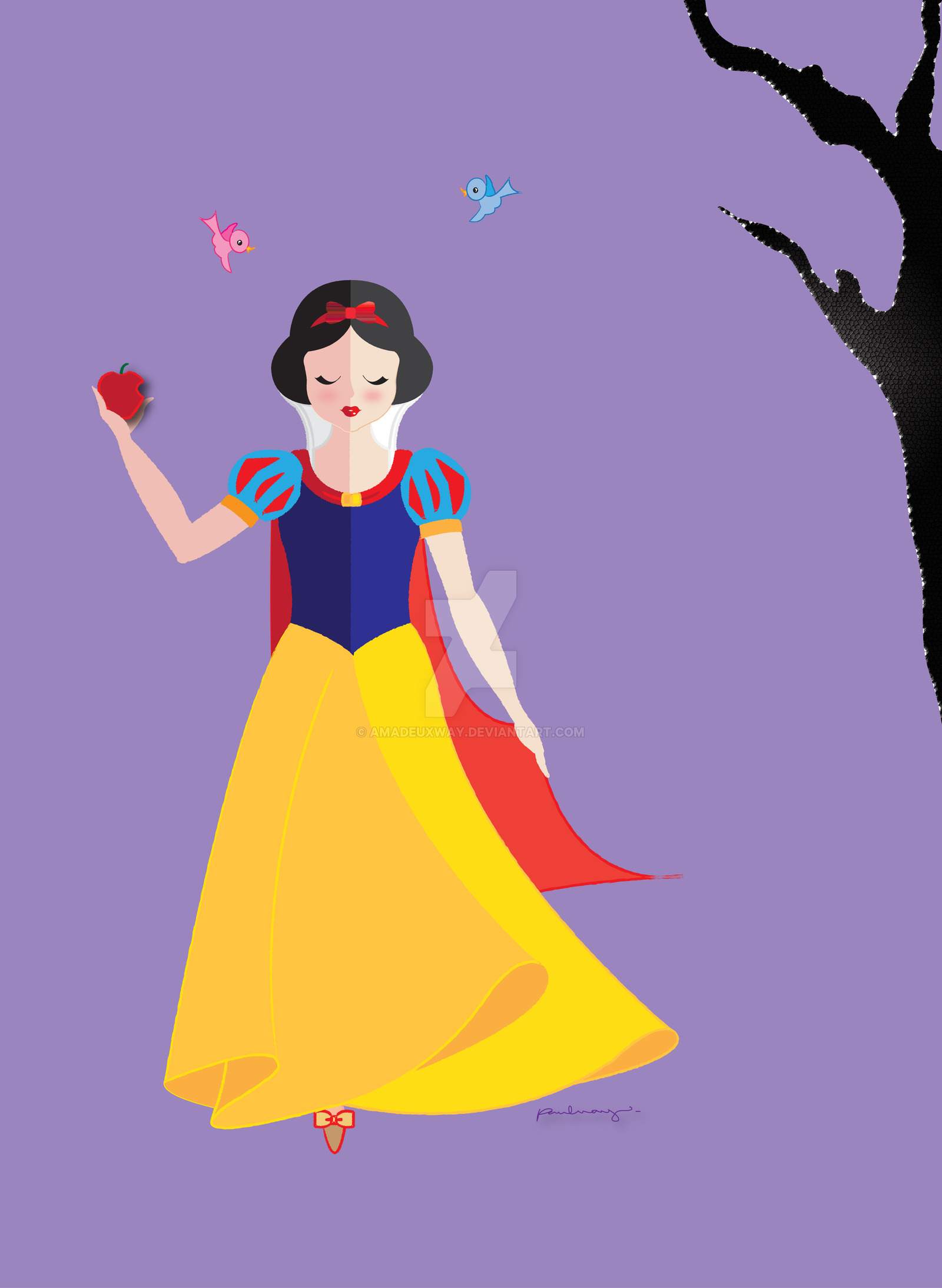 1600x2187 Cutesy Snow White