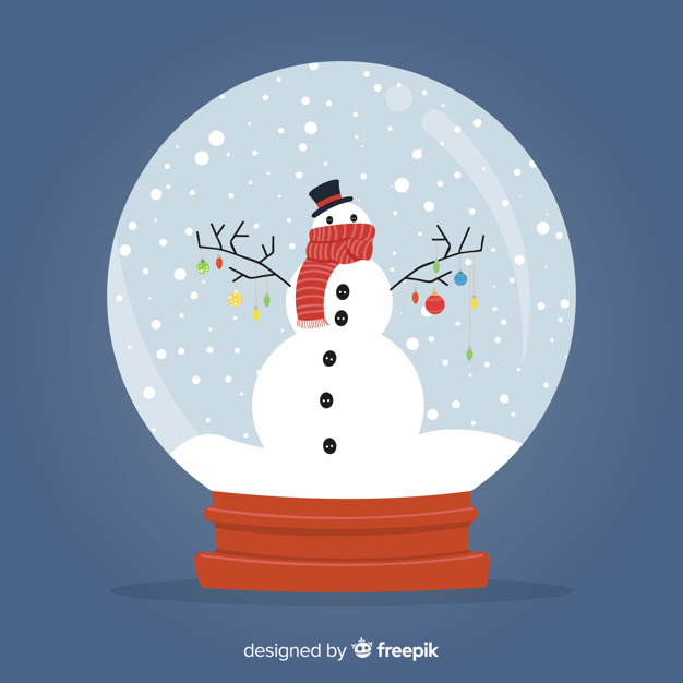 626x626 Flat Snowman Christmas Snowball Vector Free Download