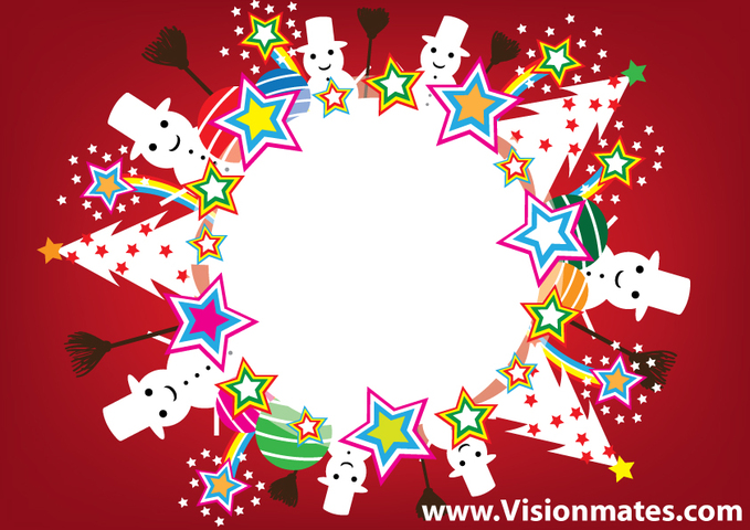 679x480 Snowball Vector With Christmas Elements Free Vectors Ui Download