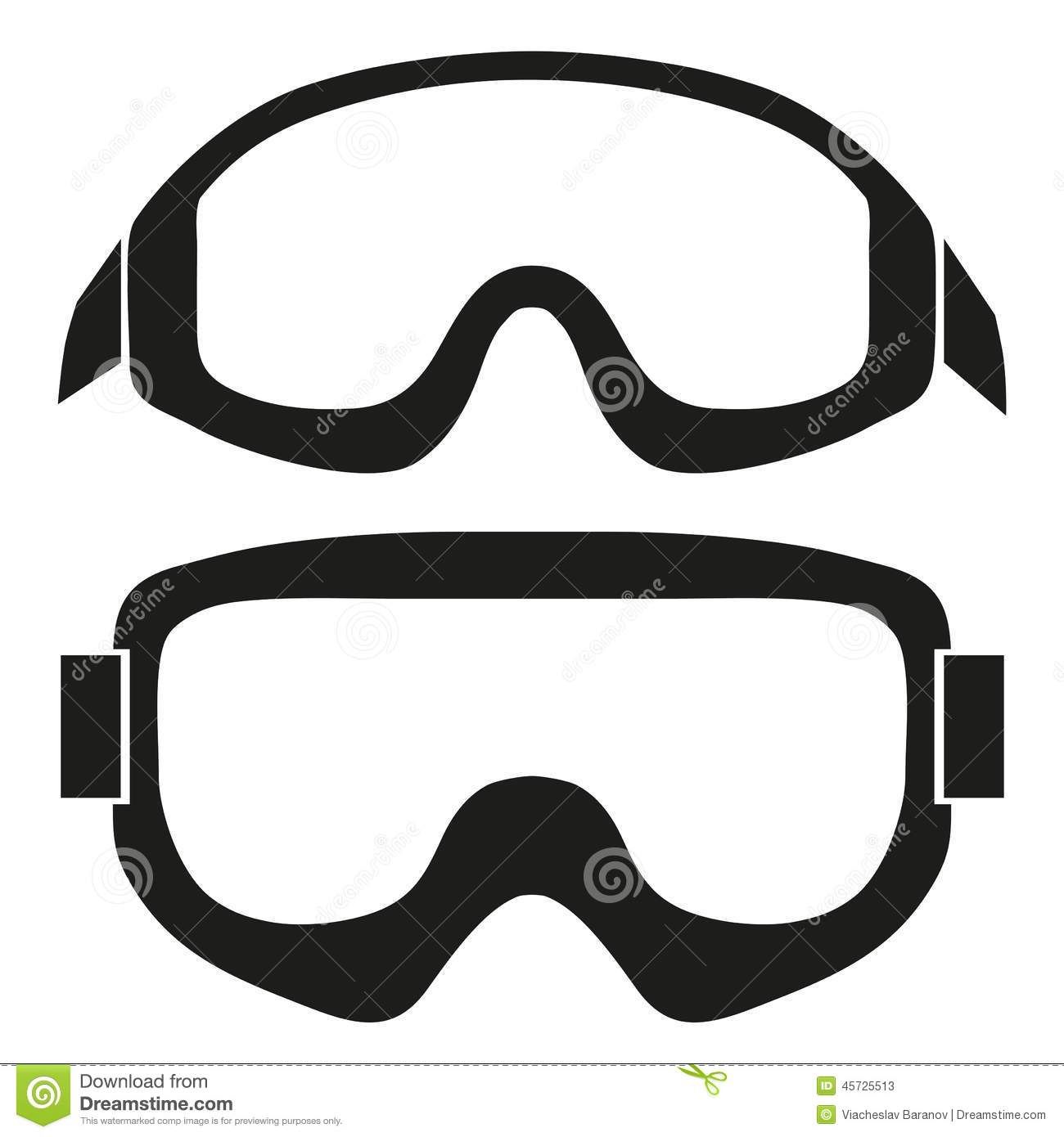 Snowboard Goggles Vector at Collection of Snowboard
