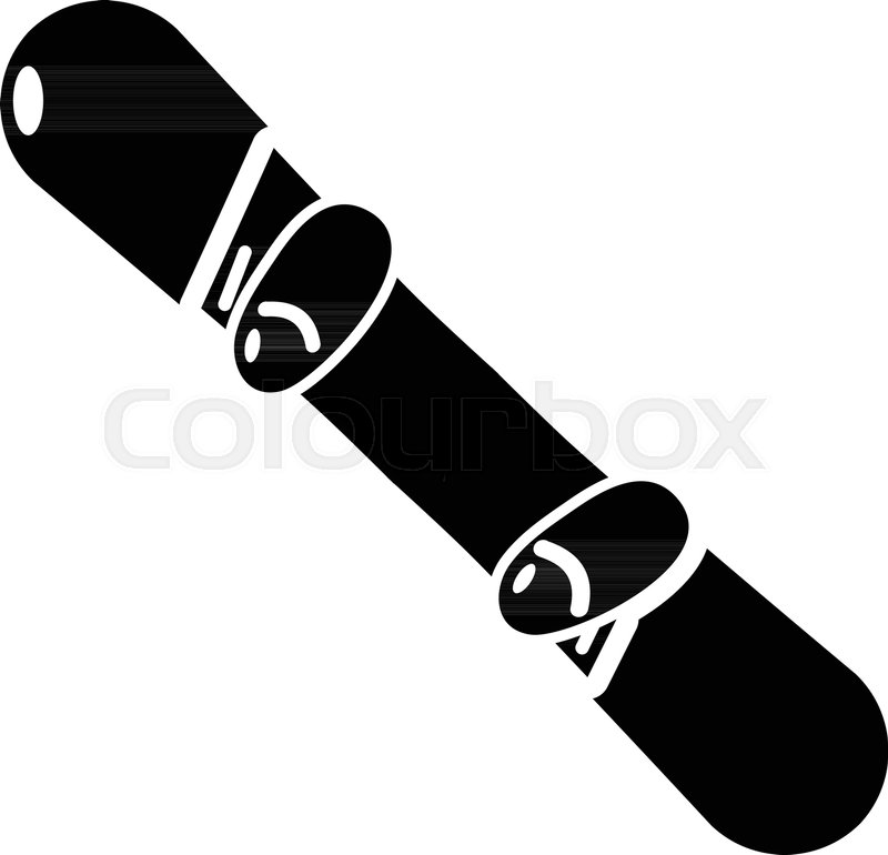 800x770 Snowboard Icon Simple Illustration Of Stock Vector Colourbox