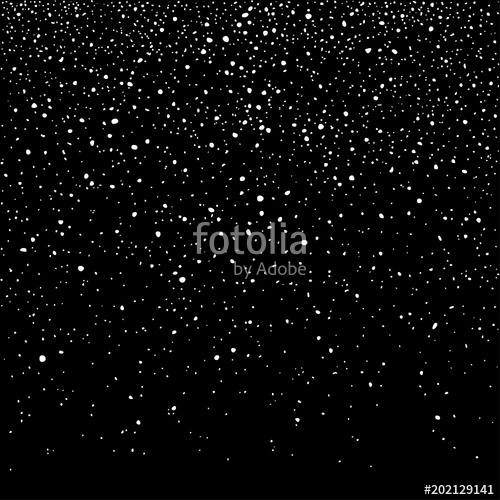 500x500 Falling Snow Flakes, Isolated On Black Background Winter Snowfall