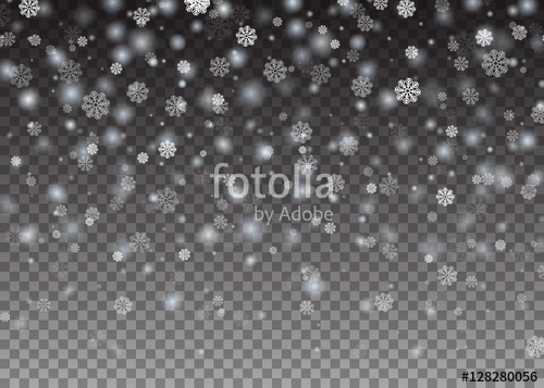 500x357 Falling Snowflake Christmas Shining Beautiful Snow Isolated