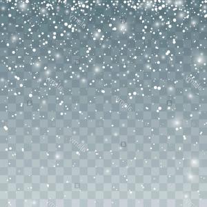 300x300 Photostock Vector Christmas Snow Falling Snowflakes On White