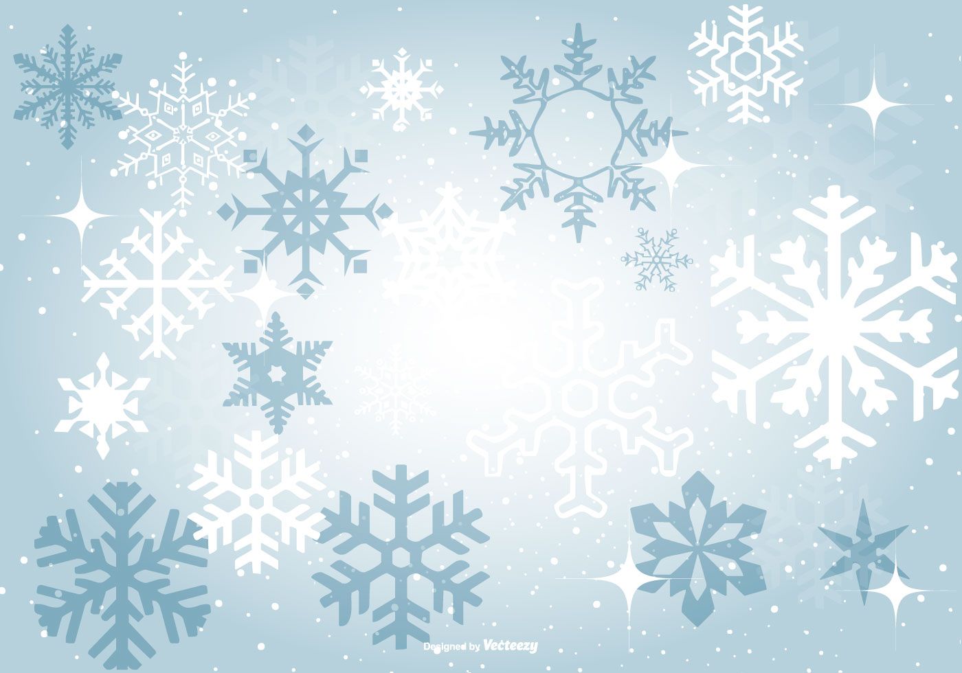 Snowflake Background Vector