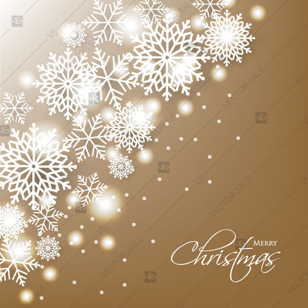 600x600 Christmas Snowflake Background Vector Illustration Paper Cut