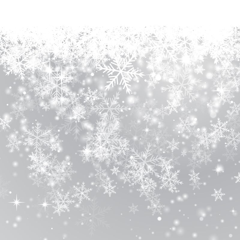 800x800 Fine Winter Snowflake Background Vector Material