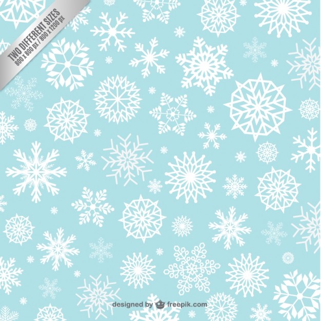 626x626 Snowflakes Background Pattern Vector Free Download