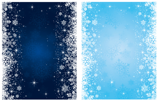 600x384 Blue Snowflake Background
