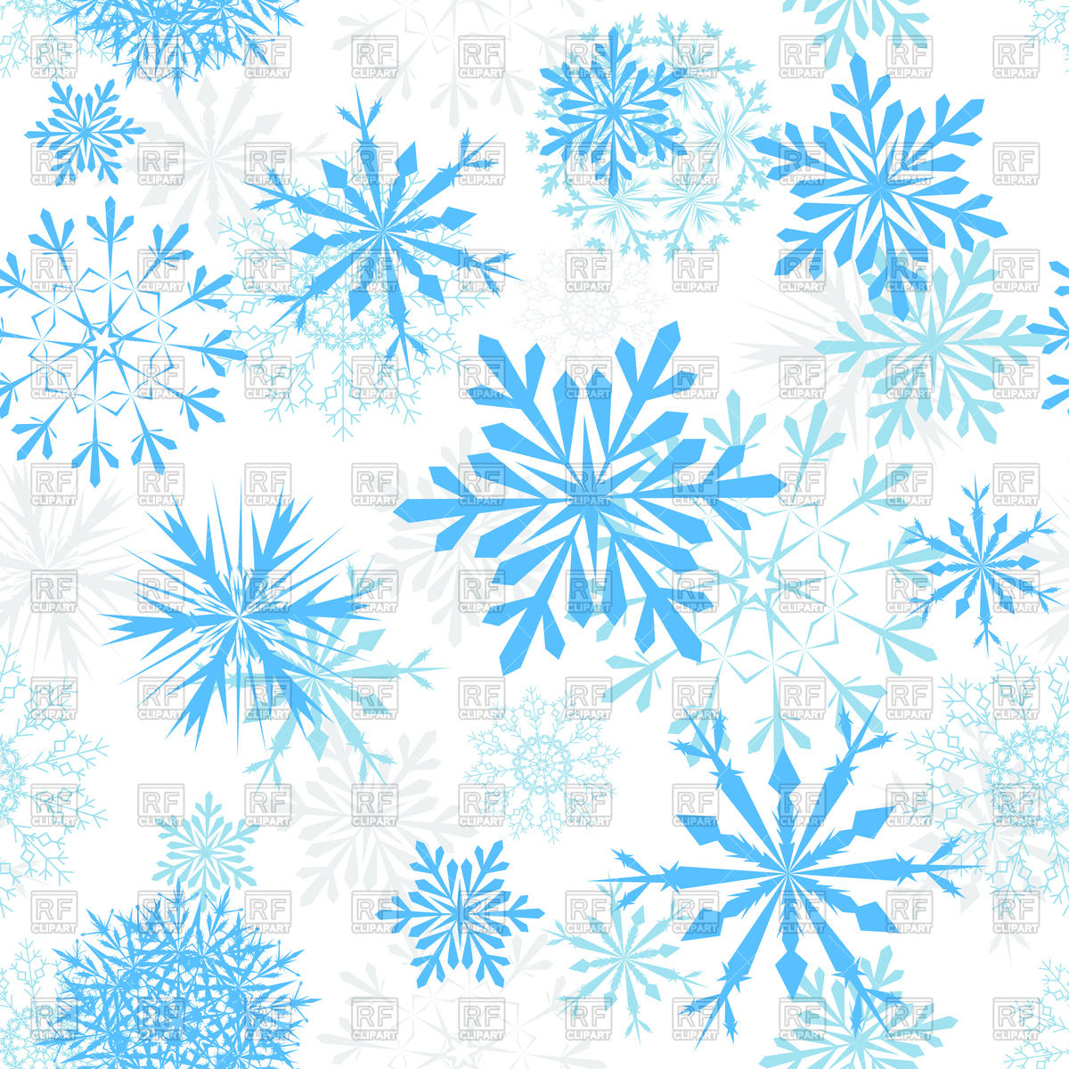 1200x1200 Blue Snowflakes Background Vector Image Of Backgrounds, Textures