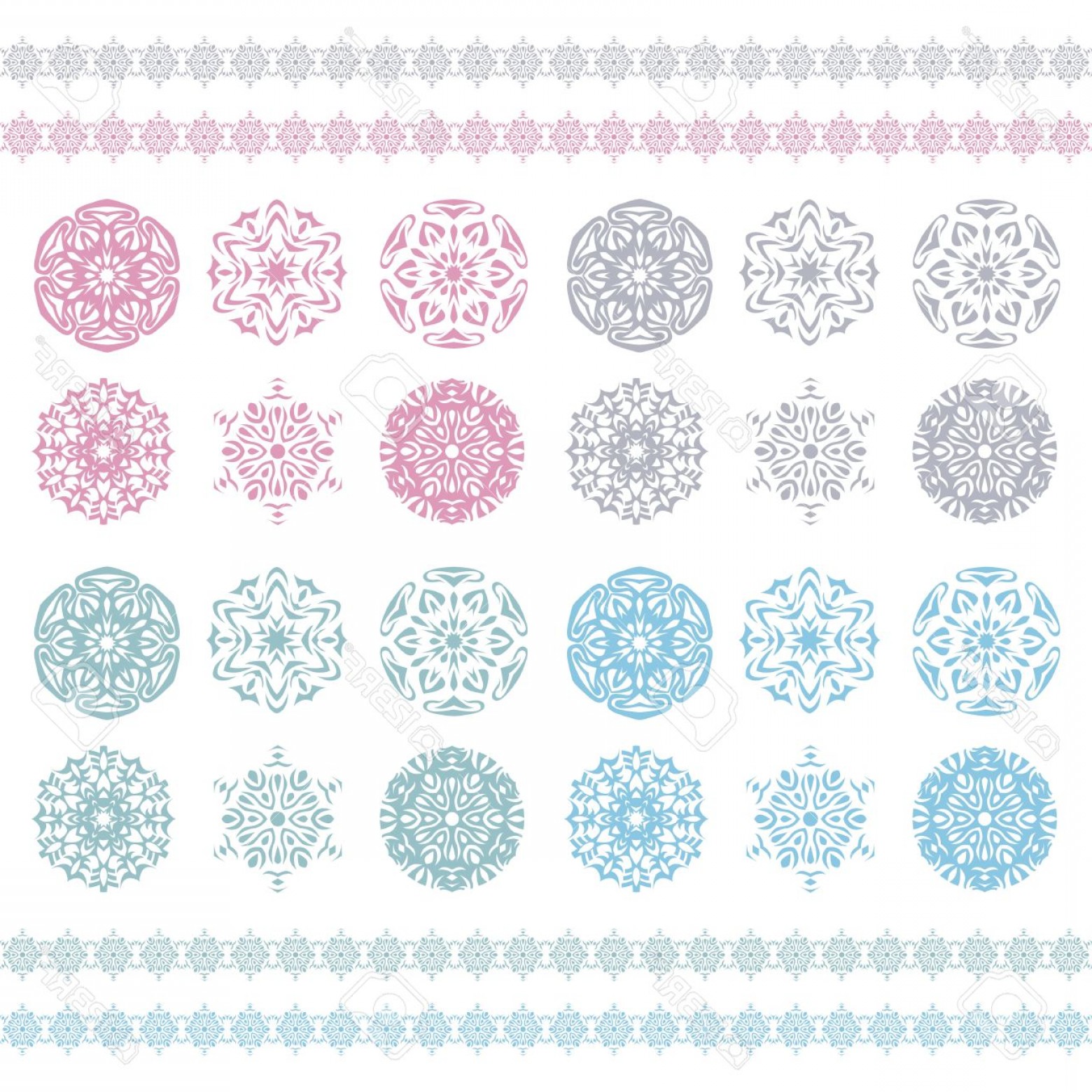 1560x1560 Snowflake Border Vector Art Createmepink