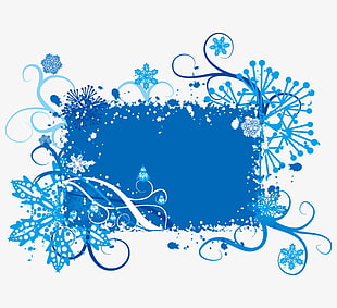 310x283 White Snowflake Border Free Graphics Uihere