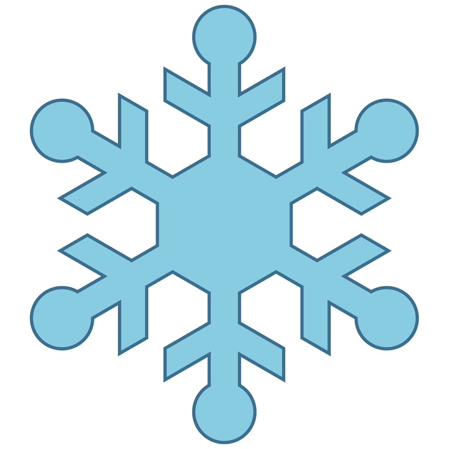 1500x1500 Cute Snowflake Clipart Snowman Catching Snowflakes Clip Art Image
