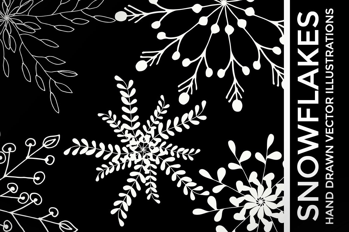 1158x772 Festive Vector Snowflake Clipart