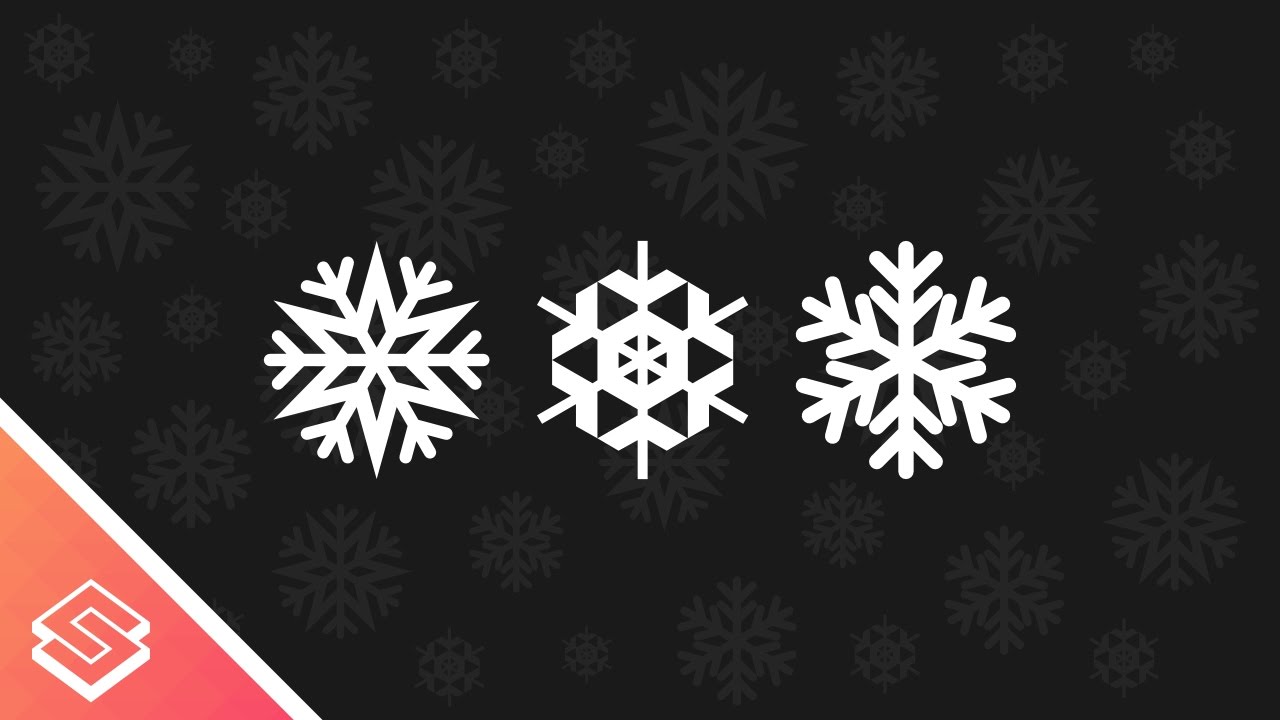 1280x720 Inkscape For Beginners Vector Snowflakes Tutorial
