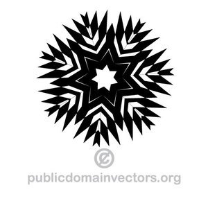 300x300 Free Snowflake Vector Commercial Use