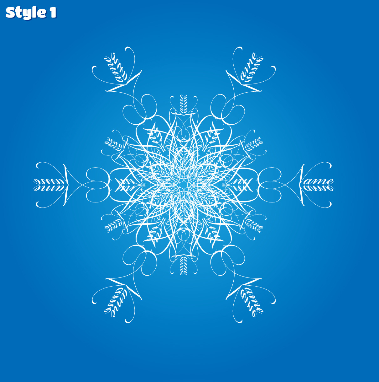 1210x1217 Text Snowflake Generator For Illustrator