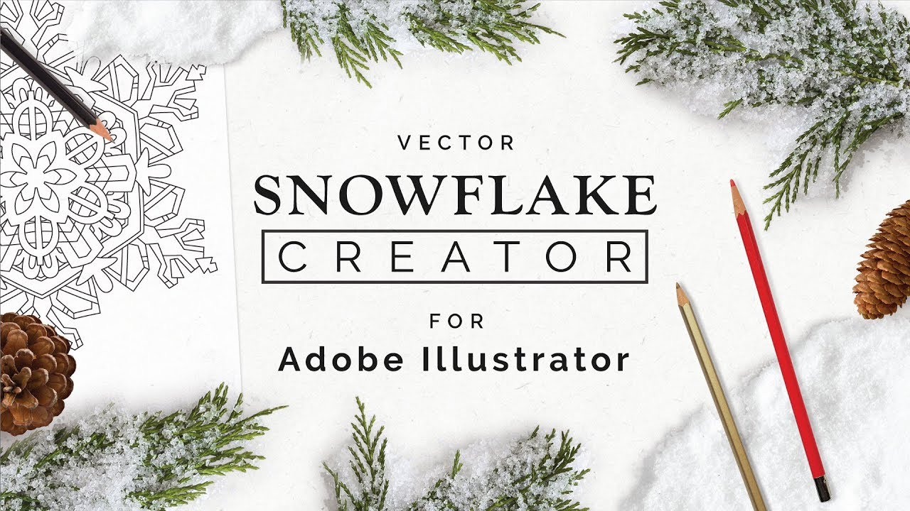 1280x720 Vector Snowflake Creator